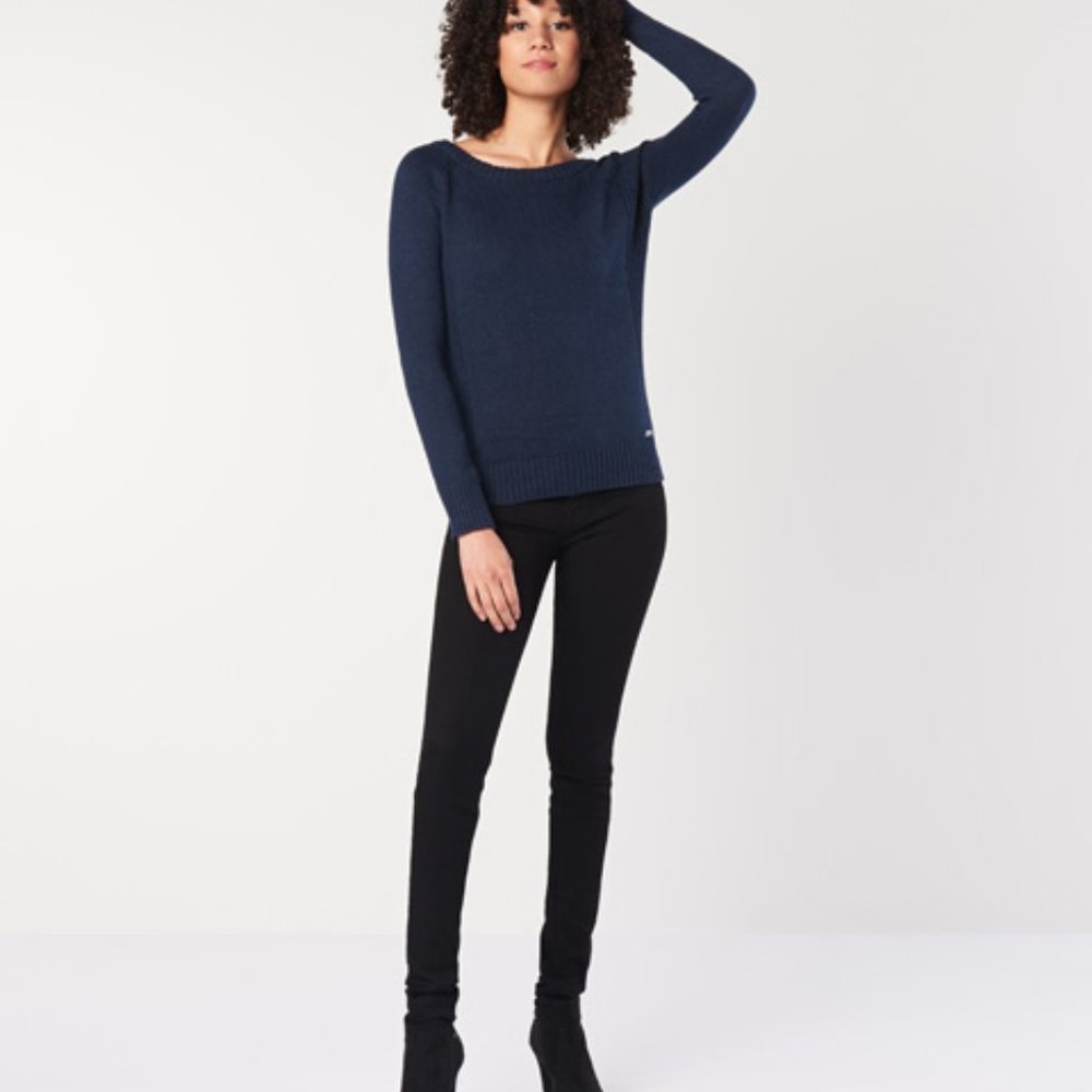 Ladies' Knit Sweater MIDNIGHT BLUE (LKS)